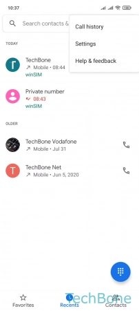 How to Turn On/Off Flash notification for Incoming calls - Tap on  Settings 