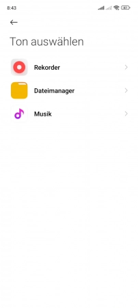 Eigenen Klingelton - Wähle eine  App 