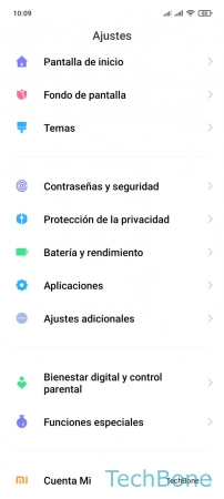 Paso 2: Presiona Ajustes adicionales Leer el texto de las imágenes - Presiona Ajustes adicionales