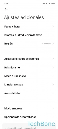 Paso 3: Presiona Accesibilidad Leer el texto de las imágenes - Presiona Accesibilidad
