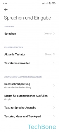 Schritt 4: Tippe auf Tastaturen verwalten Emoji-Wechseltaste - Tippe auf Tastaturen verwalten
