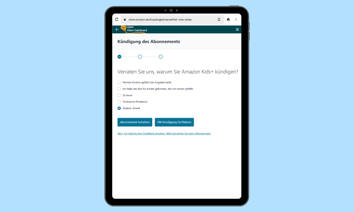 Amazon Kids: Amazon Kids+ kündigen Amazon Kids+ kündigen