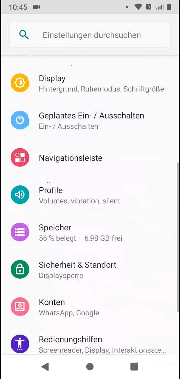 Geplantes Ein Ausschalten Android 9 Handbuch Techbone