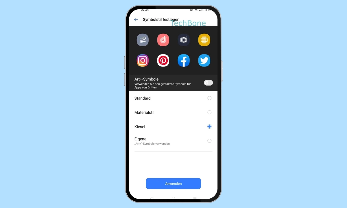 Realme: App-Symbole auf dem Startbildschirm ändern App-Symbole auf dem Startbildschirm ändern