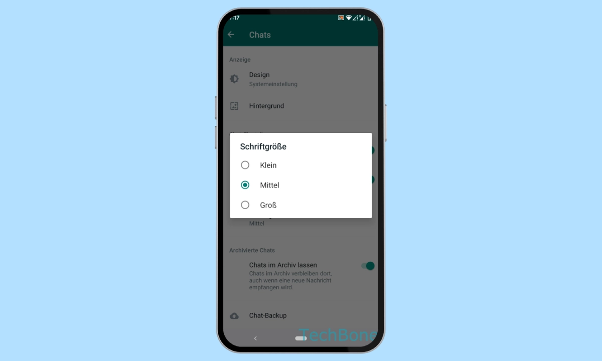 WhatsApp: Schrift ändern Schrift ändern