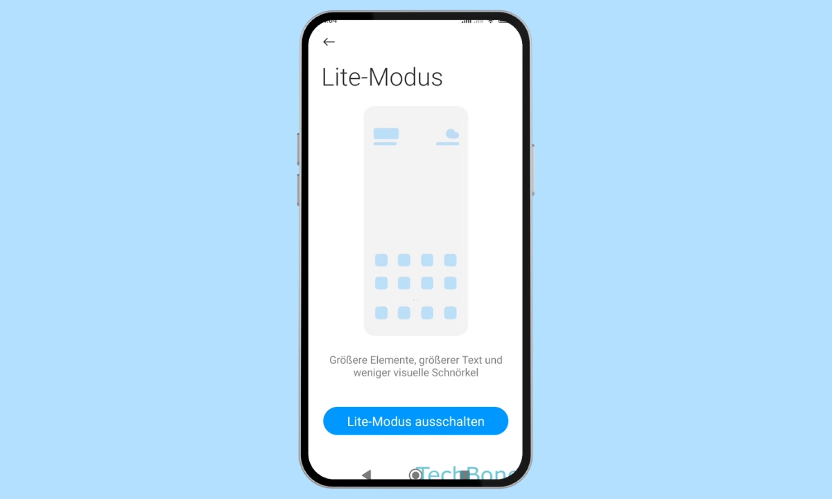 Xiaomi: Einfacher Modus einschalten oder ausschalten Einfacher Modus einschalten oder ausschalten