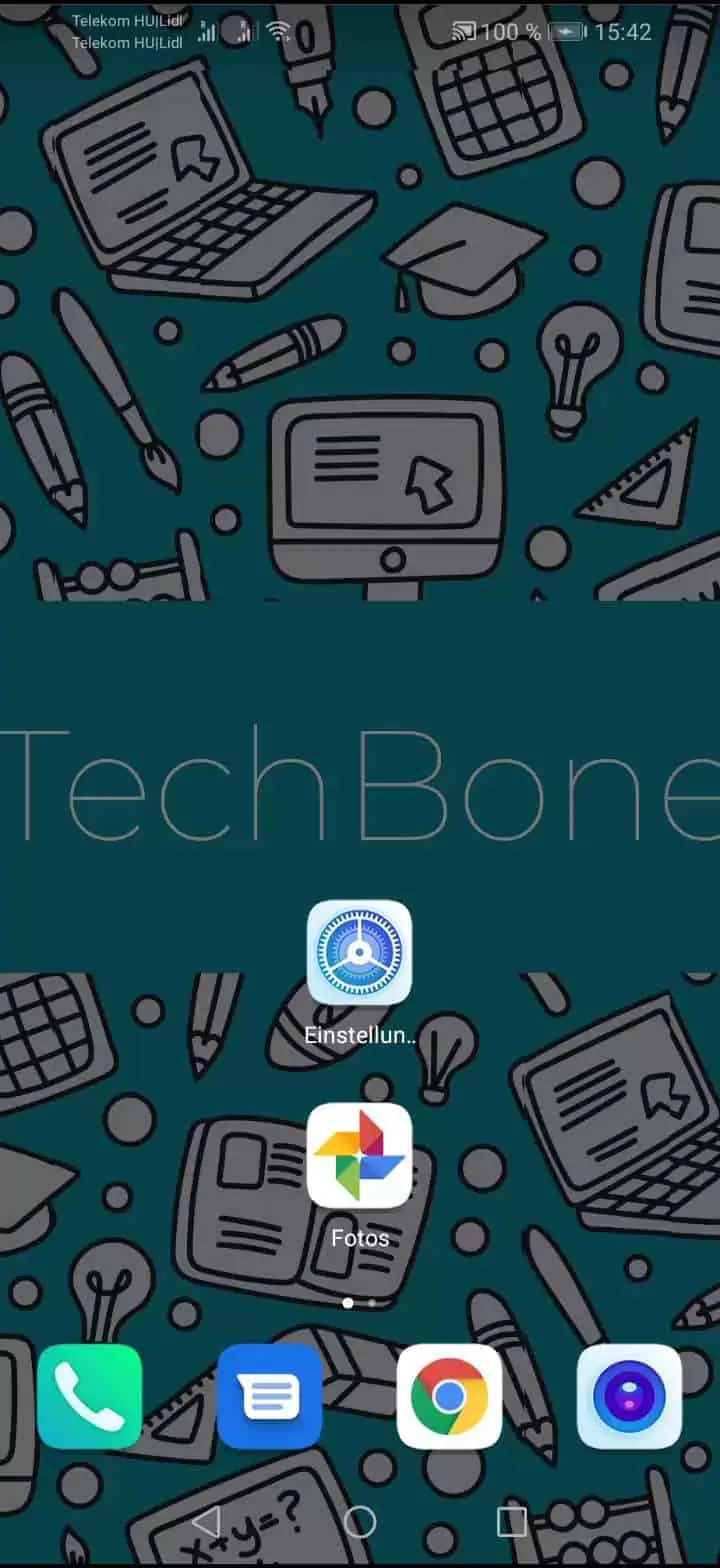 Foto oder Dokument drucken – EMUI: Schritt 1 – Öffne die gewünschte App