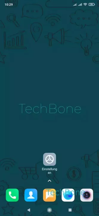 Always On Display verwenden und anpassen – Smartphone: Schritt 1 – Einstellungen (Xiaomi - MIUI 12)