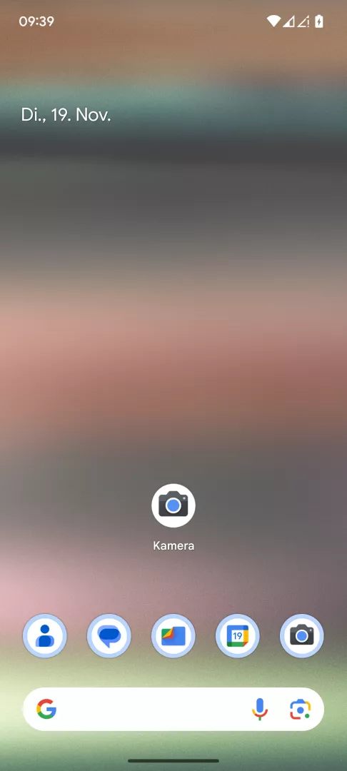 Frontkamera spiegeln: Selfies unverkehrt speichern – Android 15: Schritt 1 – Kamera-App öffnen