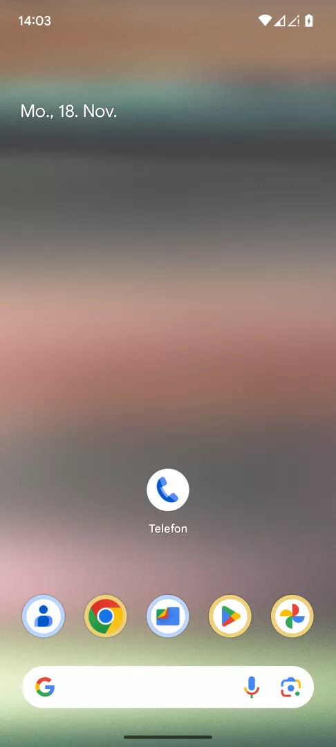 Anonyme Anrufe blockieren – Android 15: Schritt 1 – Telefon-App öffnen