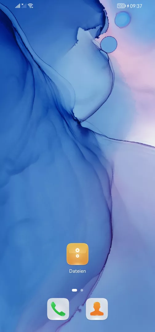 PDF-Datei drucken – EMUI 12: Schritt 1 – Dateien-App öffnen