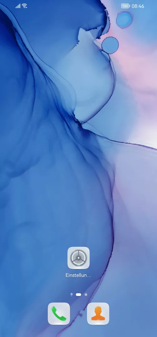 Widgets in Huawei Assistant Today verwalten – EMUI 12: Schritt 1 – Huawei Assistant Today öffnen