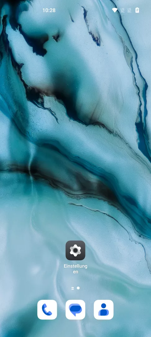 Discover-Feed auf dem Startbildschirm aktivieren oder deaktivieren – Oxygenos 10: Schritt 1 – Freie Fläche auf Startbildschirm halten