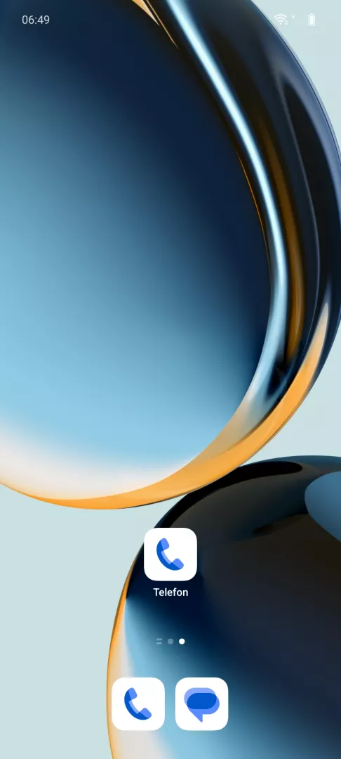 Telefon-App: Rufumleitung einstellen oder deaktivieren – Oxygenos 14: Schritt 1 – Telefon-App öffnen