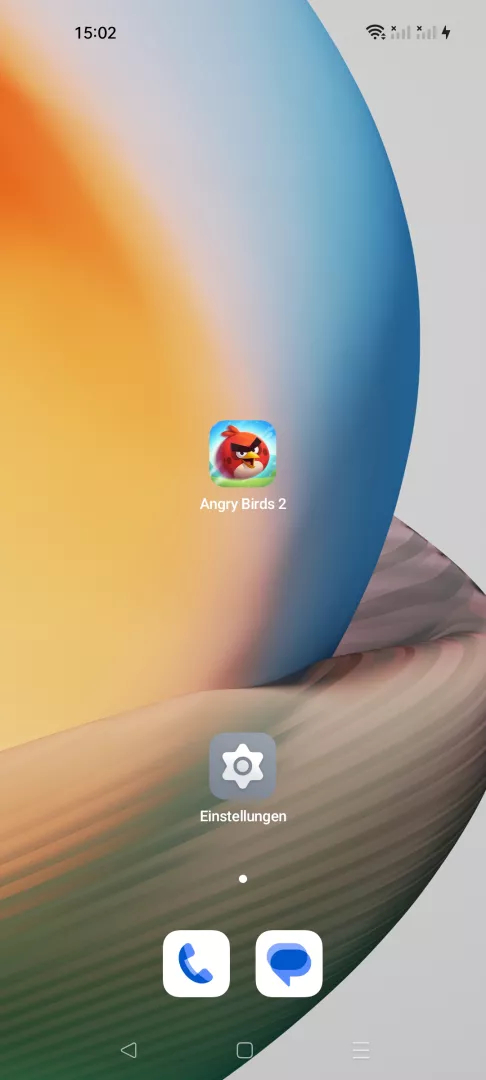 Startbildschirm: App entfernen – Coloros 13: Schritt 1 – App wählen
