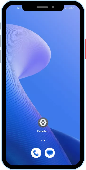 Power-Menü: Das Gerät ausschalten – Realme UI 3: Schritt 1 – Power-Taste halten