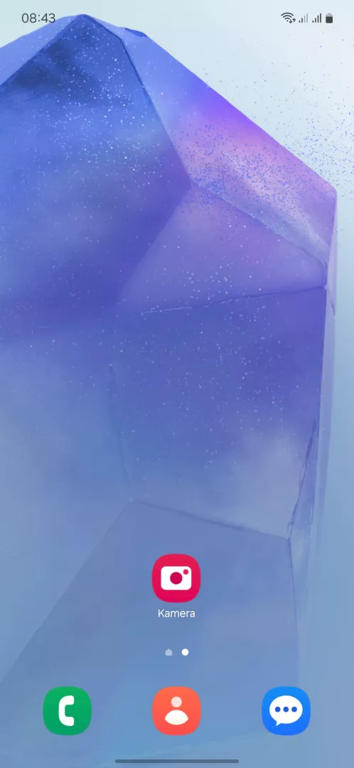 Sprachbefehle in der Kamera-App ein- oder ausschalten – One UI 6: Schritt 1 – Kamera-App öffnen