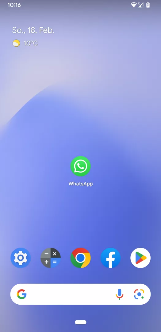 Dark Mode einschalten oder ausschalten – Android: Schritt 1 – WhatsApp öffnen