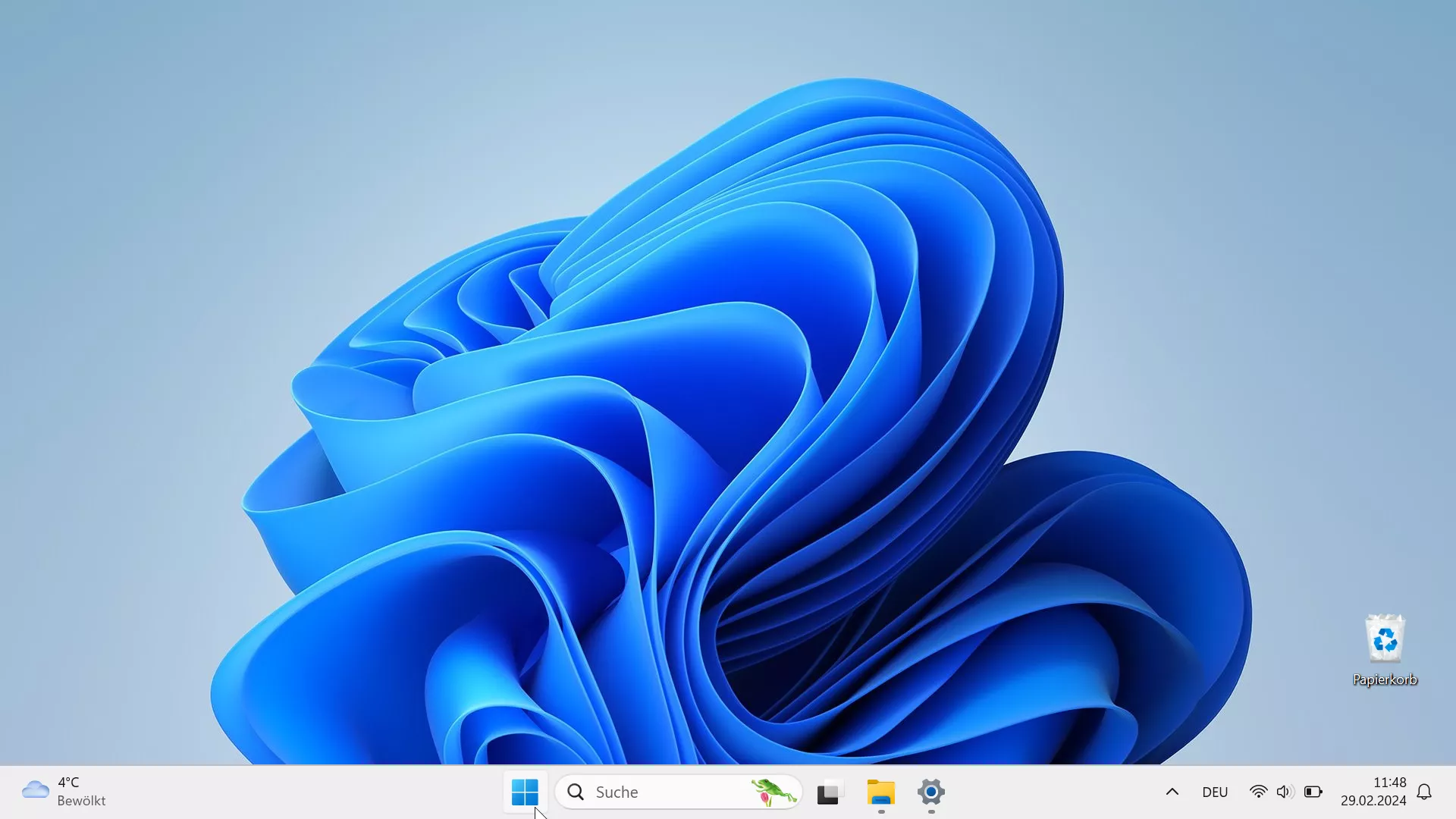 Festplatte partitionieren – Windows 11: Schritt 1 – Rechtsklick auf Start (Windows-Taste)