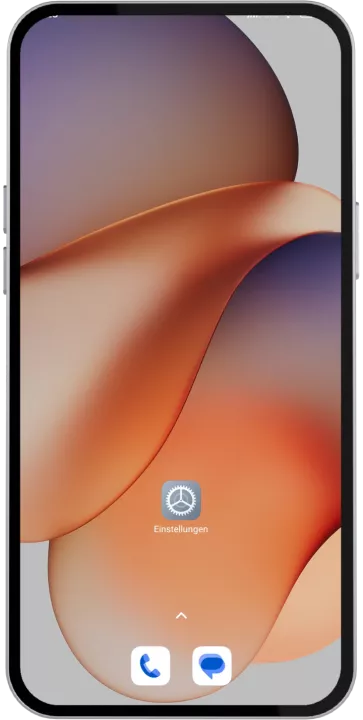Smartphone ausschalten – Hyperos 2: Schritt 1 – Power- und Lauter-Taste drücken